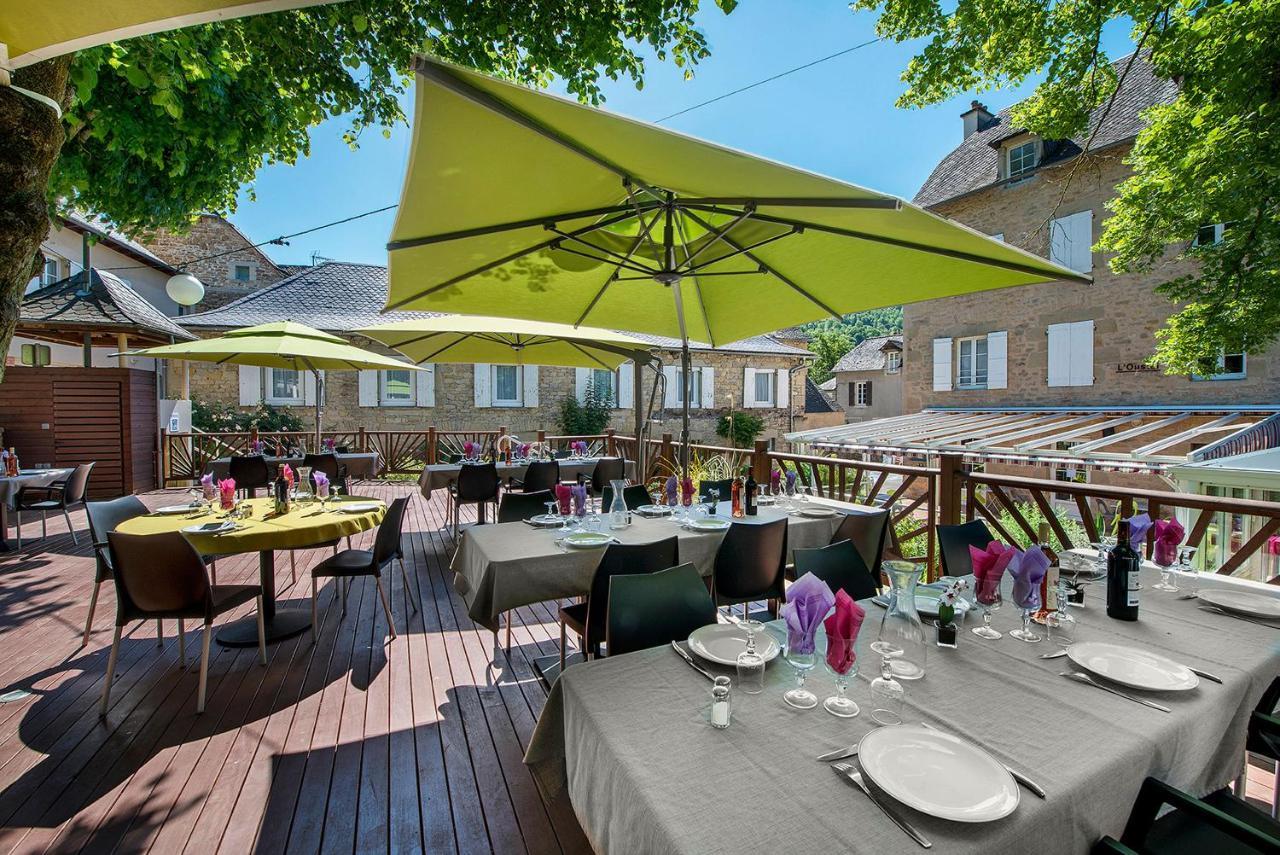 Hotel L'Oustal Pont-Les-Bains Salles-la-Source Exterior foto